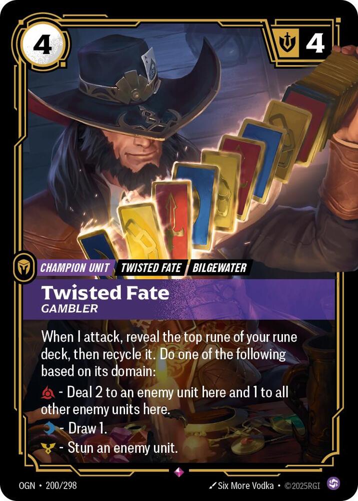 Twisted Fate - Gambler 200/298 (Origins) - Foil