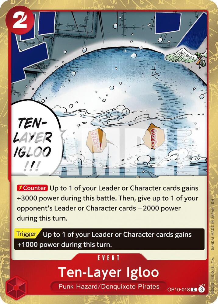 Ten-Layer Igloo OP10-018 (Premium Booster -The Best- Vol. 2) - Pirate Foil