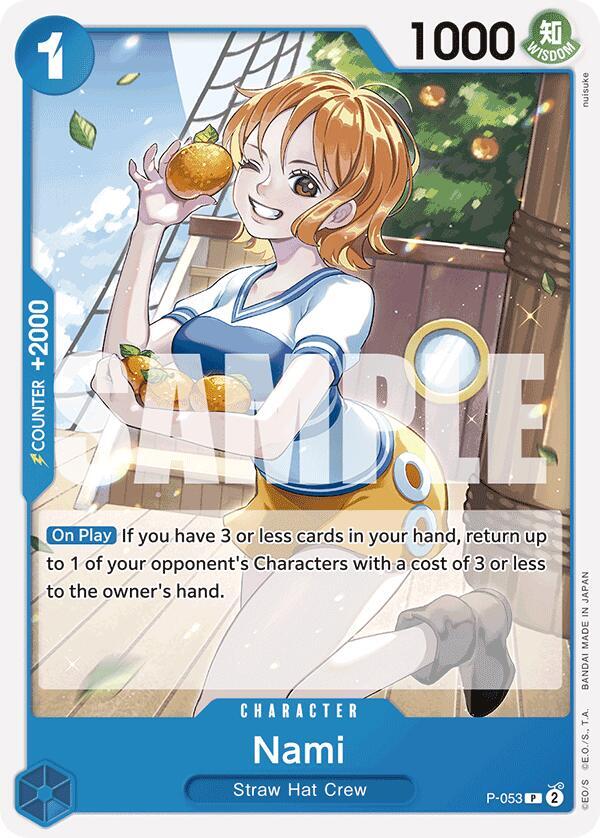 Nami (Reprint) P-053 (Premium Booster -The Best-)