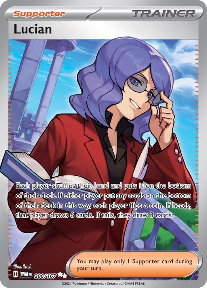Lucian 208/167 (SV06: Twilight Masquerade) - Holofoil