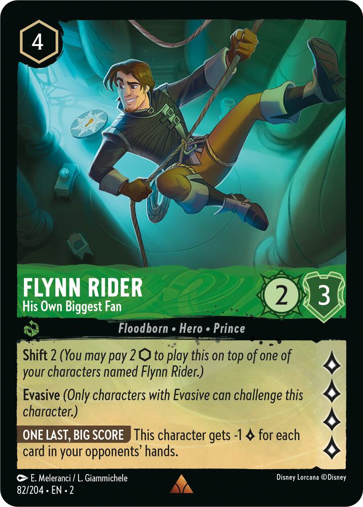Flynn Rider His Own Biggest Fan 82/204 (Rise of the Floodborn) - Cold Foil