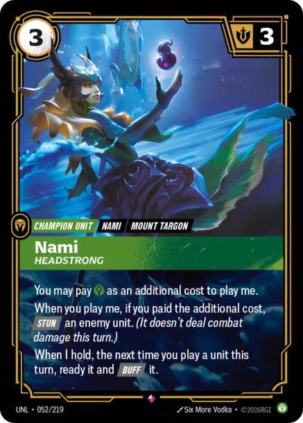 Nami - Headstrong 052/219 (Unleashed) - Foil