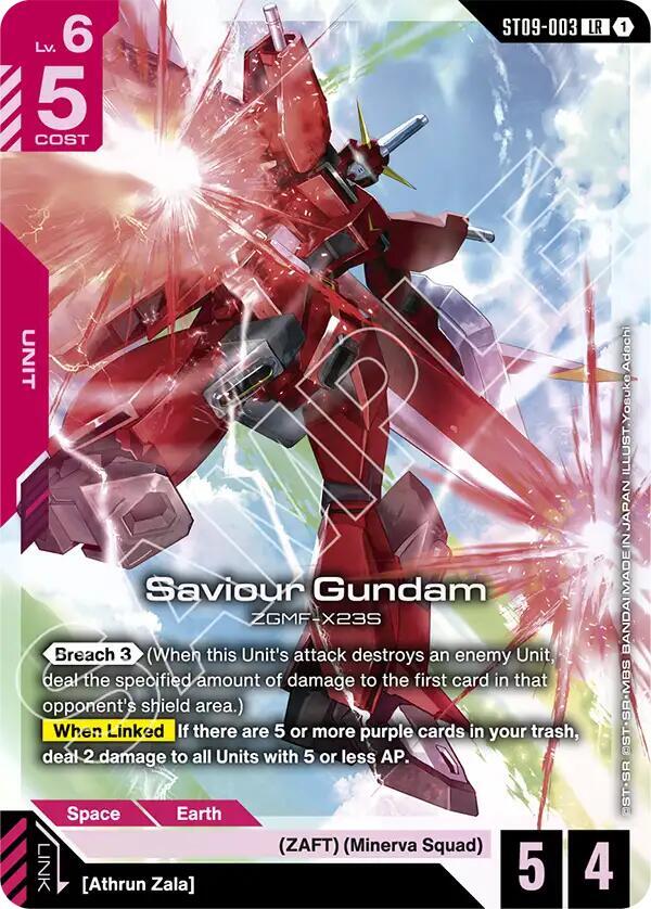 Saviour Gundam ST09-003 (Starter Deck 09: Destiny Ignition) - Holofoil
