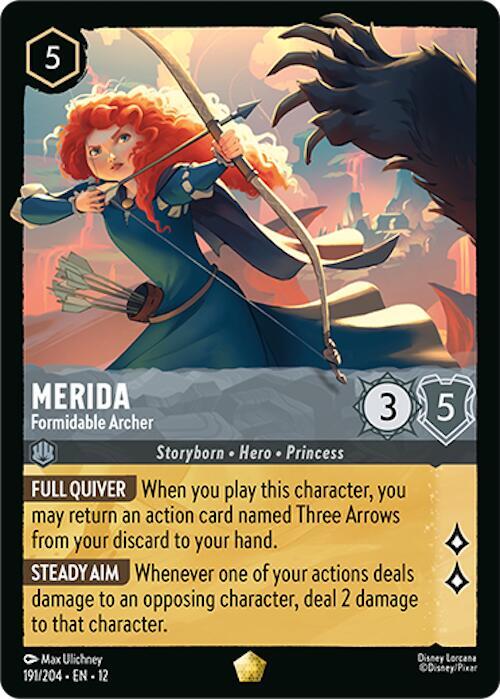 Merida, Formidable Archer 191/204 (Wilds Unknown) - Cold Foil
