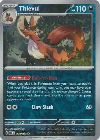 Thievul 120/182 (SV04: Paradox Rift) - Reverse Holofoil
