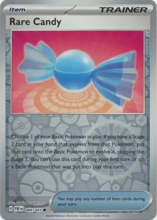 Rare Candy 089/091 (SV: Paldean Fates) - Reverse Holofoil