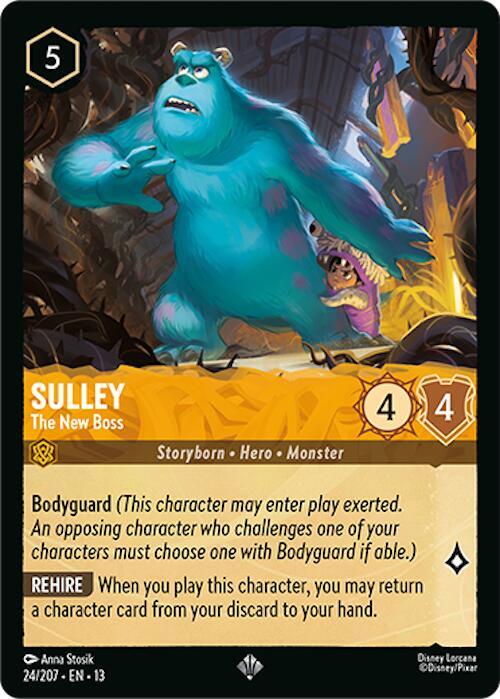 Sulley, The New Boss 24/207 (Attack of the Vine!) - Cold Foil
