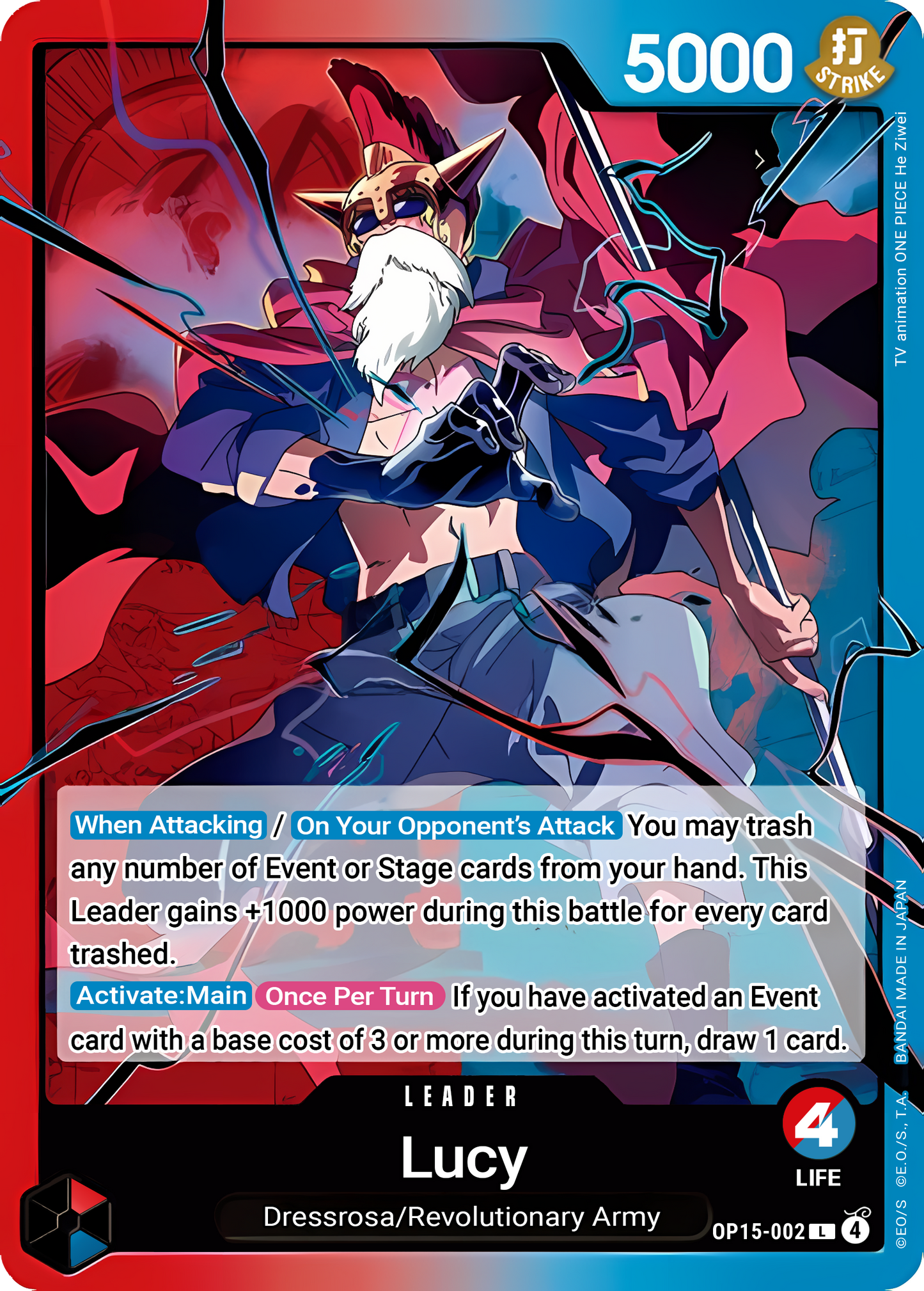 Lucy OP15-002 (Adventure on Kami's Island)
