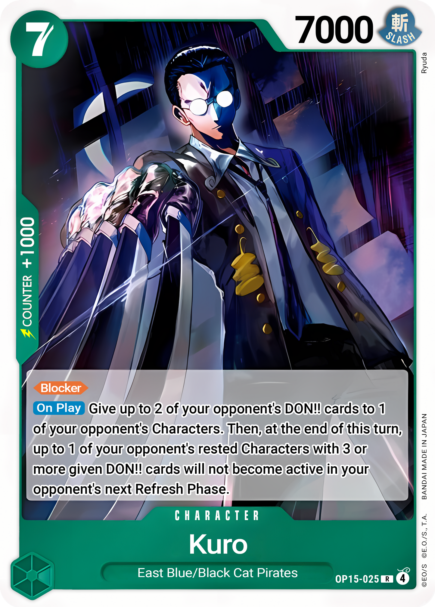 Kuro OP15-025 (Adventure on Kami's Island) - Foil