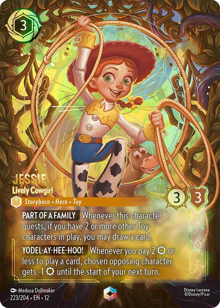 Jessie, Lively Cowgirl 223/204 (Wilds Unknown) - Holofoil