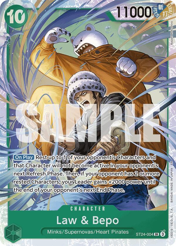 Law & Bepo ST24-004 (Starter Deck 24: GREEN Jewelry Bonney) - Foil