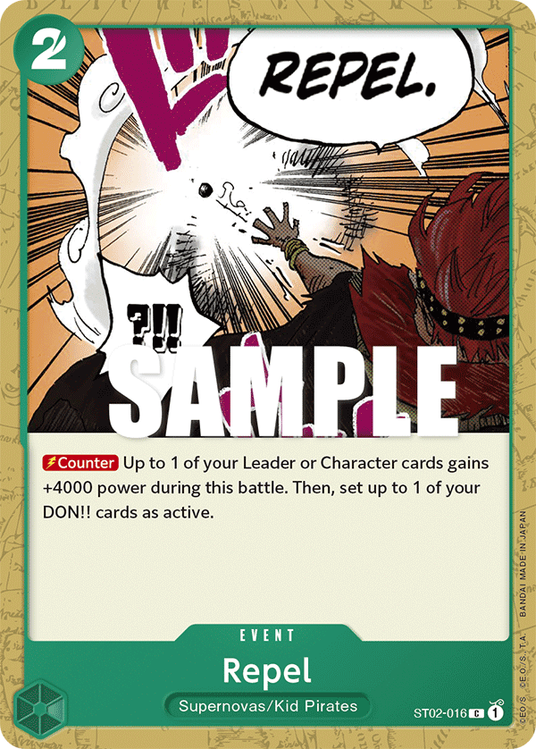 Repel ST02-016 (Starter Deck 2: Worst Generation)