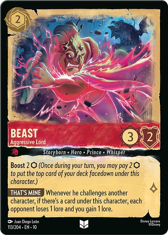 Beast, Aggressive Lord 113/204 (Whispers in the Well)