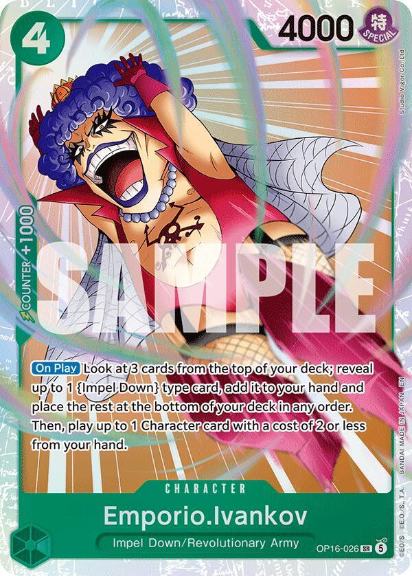 Emporio.Ivankov OP16-026 (The Time of Battle) - Foil