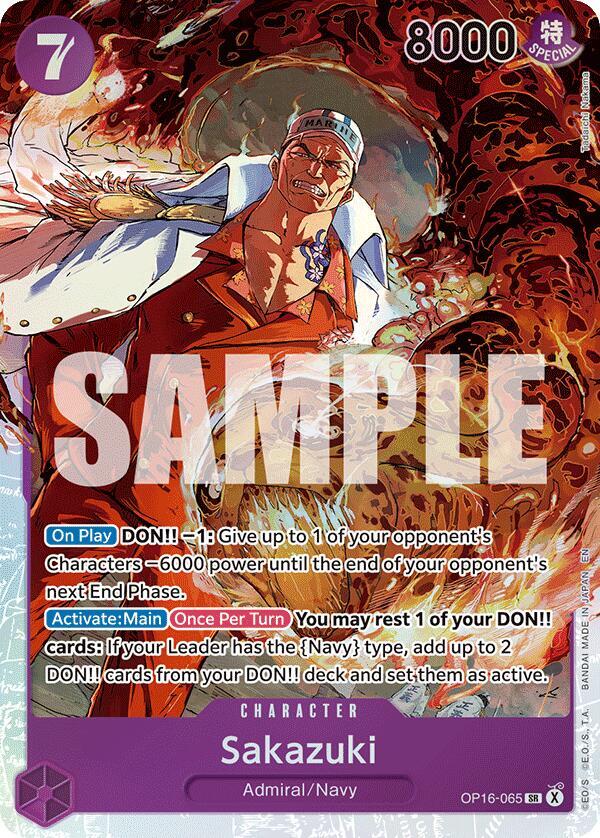 Sakazuki OP16-065 (The Time of Battle) - Foil