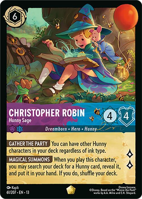 Christopher Robin, Hunny Sage 61/204 (Attack of the Vine!) - Cold Foil