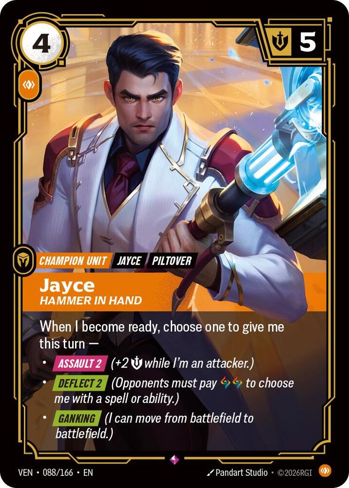 Jayce - Hammer in Hand 088/166 (Vendetta) - Foil