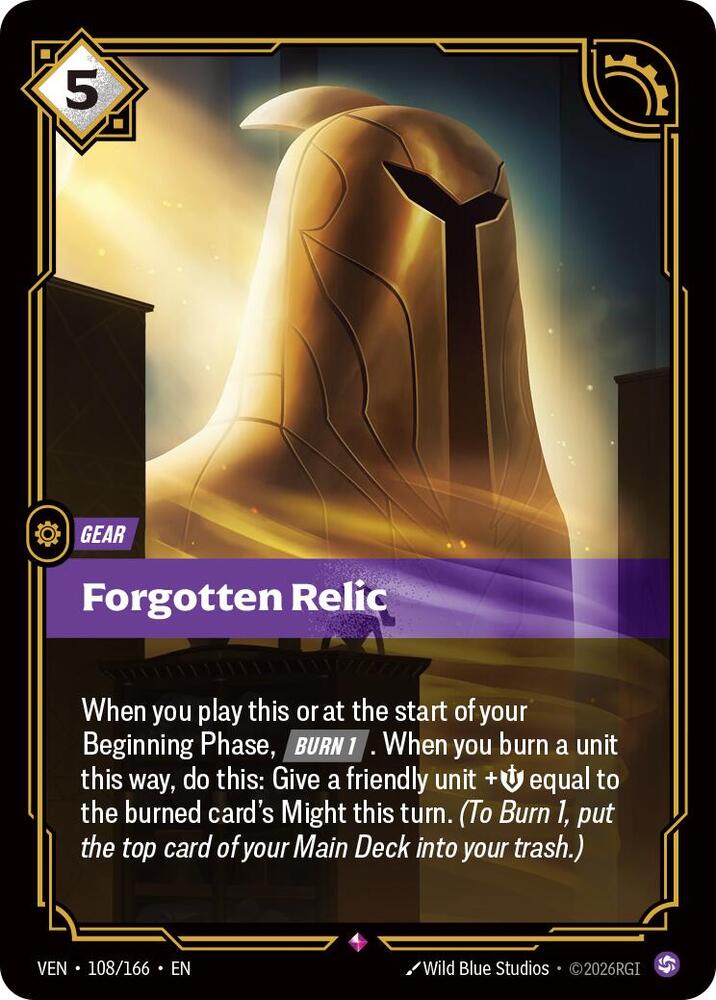 Forgotten Relic 108/166 (Vendetta) - Foil