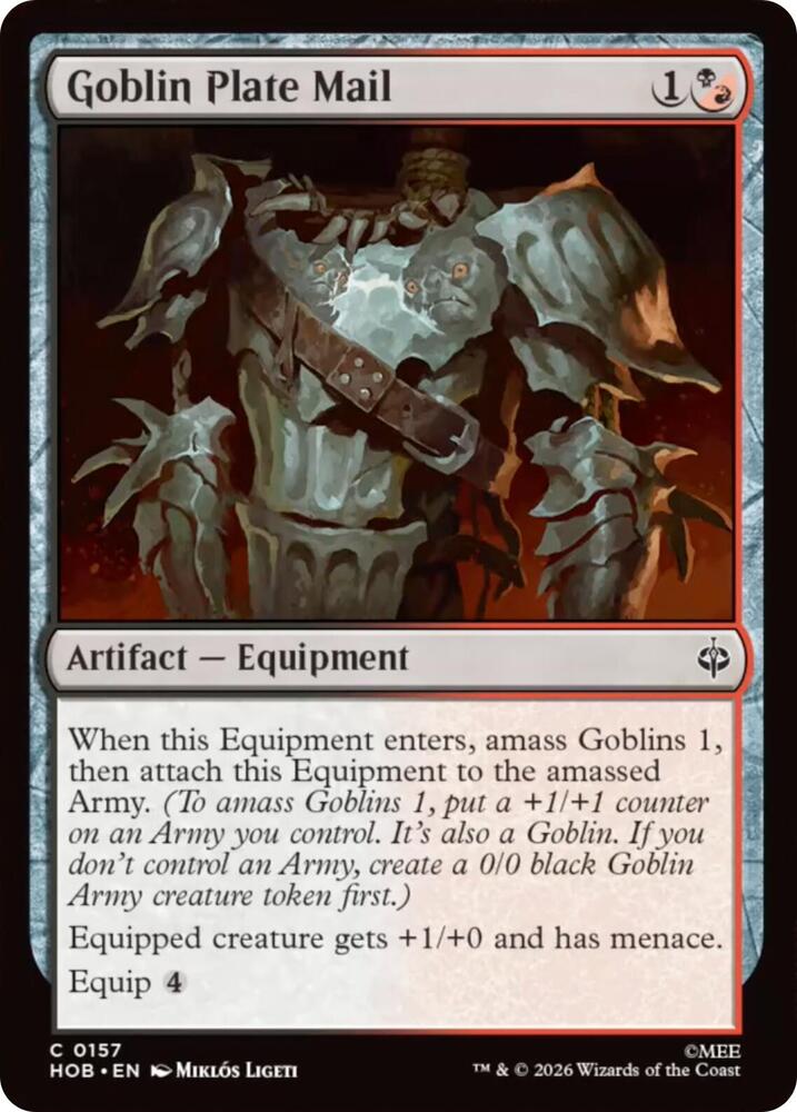 Goblin Plate Mail 157 (The Hobbit) - Foil