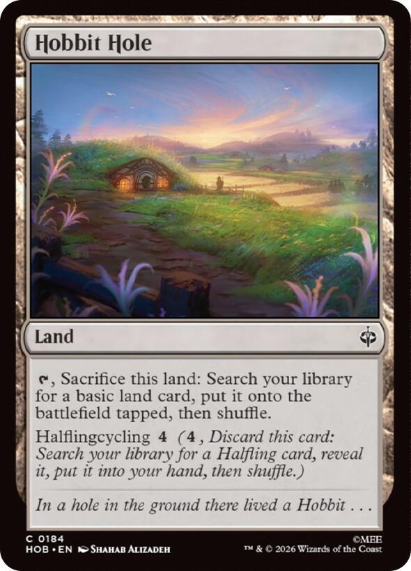 Hobbit Hole 184 (The Hobbit) - Foil