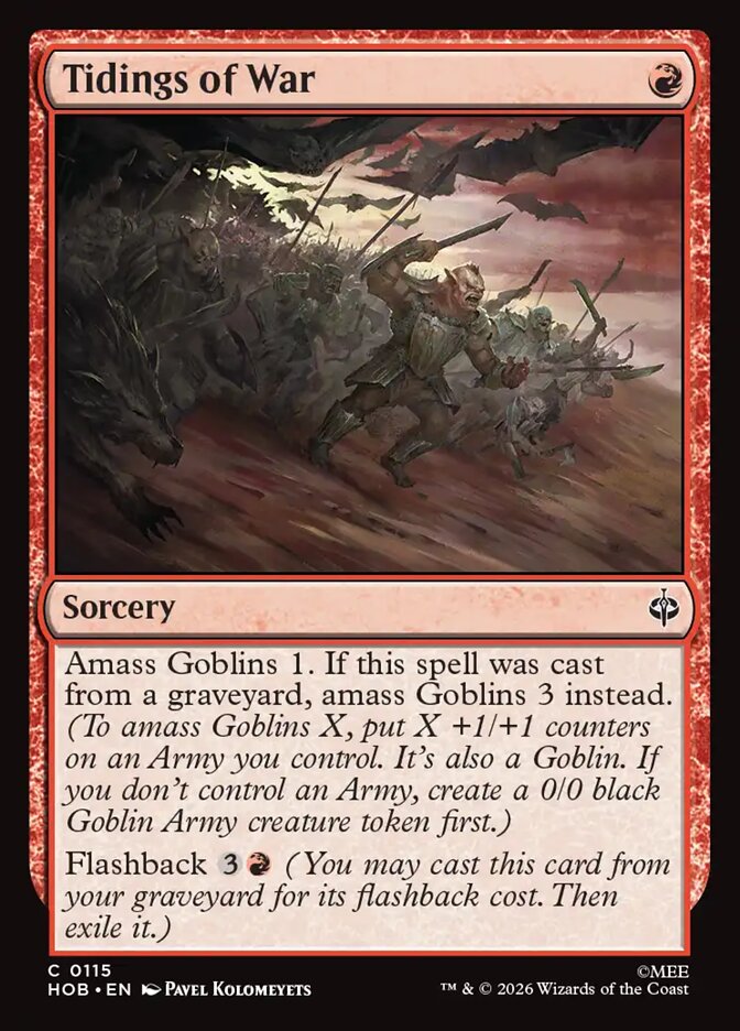 Tidings of War 115 (The Hobbit) - Foil