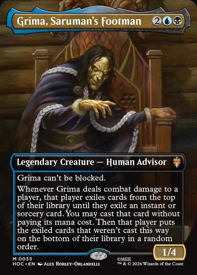 Gríma, Saruman's Footman 33 (The Hobbit: Eternal-Legal) - Borderless