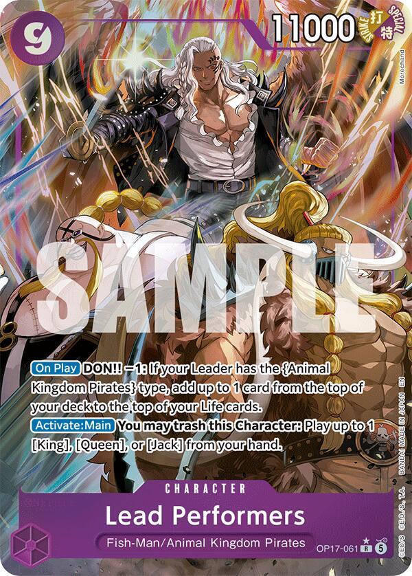 Lead Performers OP17-061 (The World's Strongest Warriors) - Alternate Art Foil