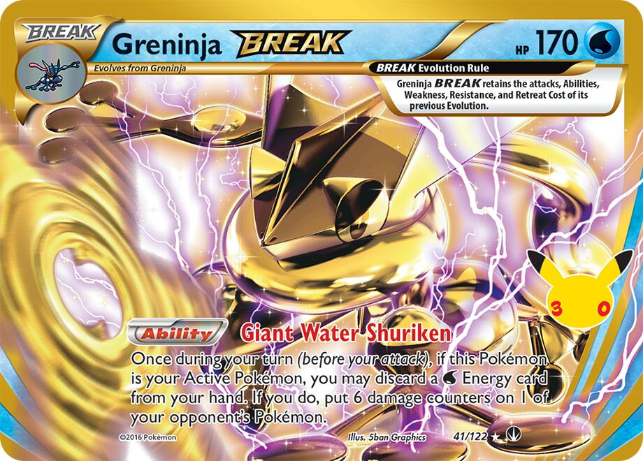 Greninja BREAK 41/122 (ME: 30th Celebration Classic Collection) - Holofoil