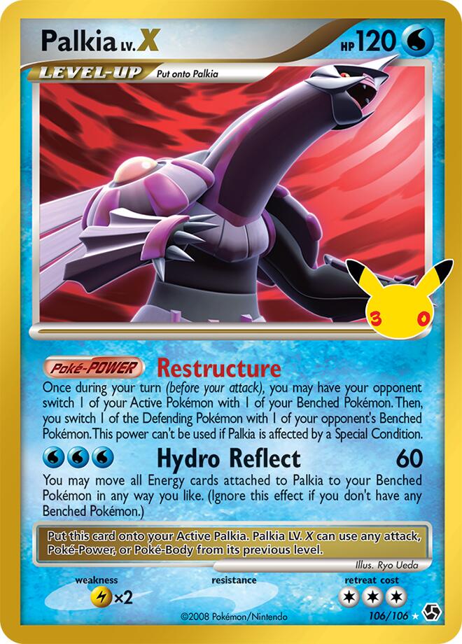 Palkia LVX 106/106 (ME: 30th Celebration Classic Collection) - Holofoil