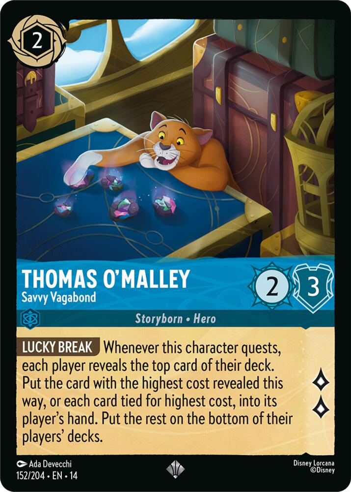 Thomas O'Malley, Savvy Vagabond 152/204 (Hyperia City)