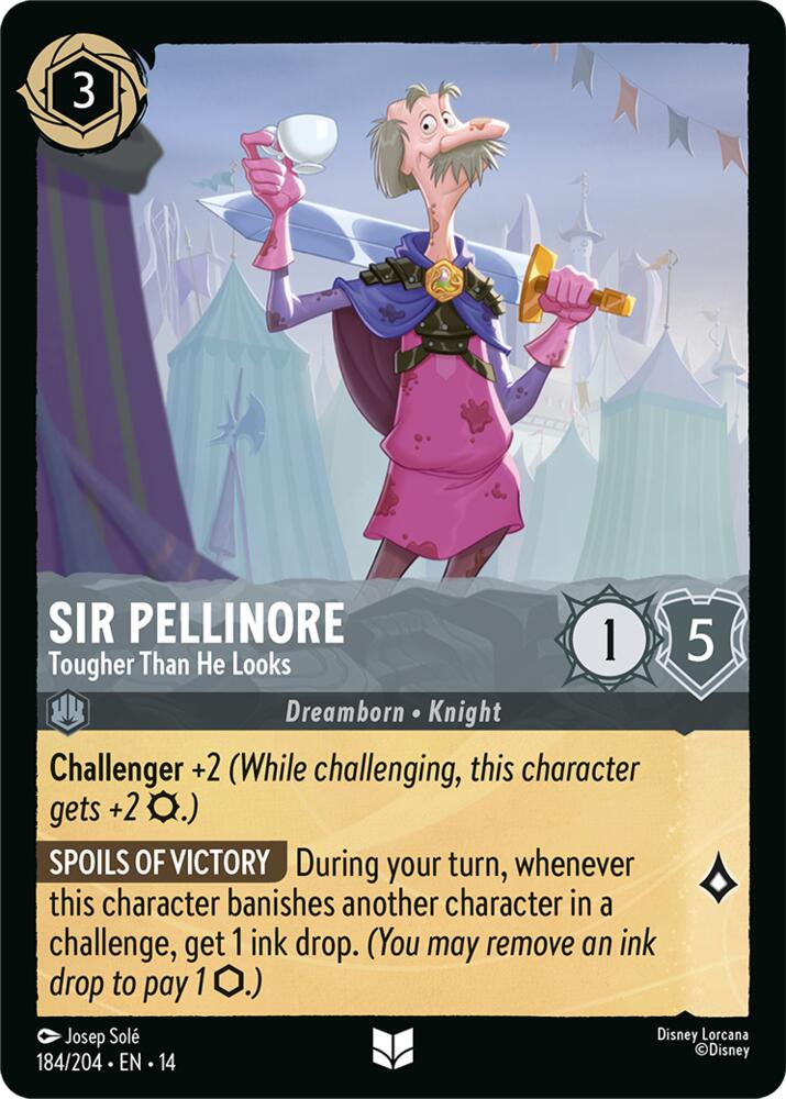 Sir Pellinore, Tougher Than He Looks 184/204 (Hyperia City) - Cold Foil