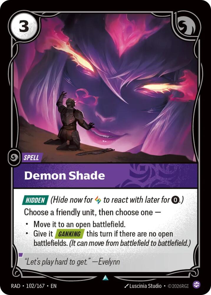 Demon Shade 102/167 (Radiance)