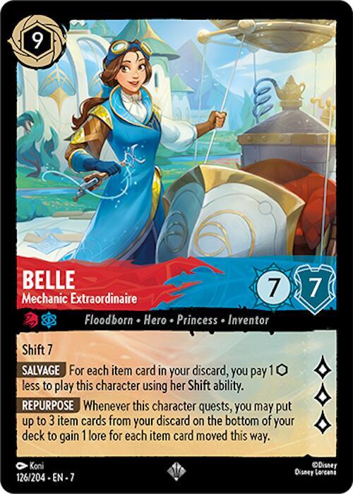 Belle, Mechanic Extraordinaire 126/204 (Archazia's Island)