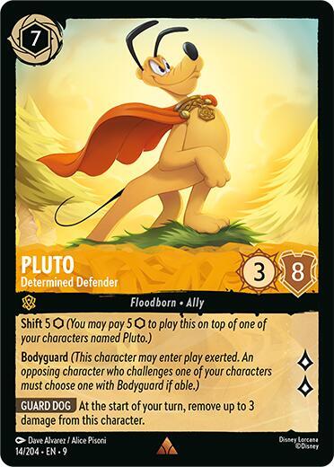 Pluto, Determined Defender 14/204 (Fabled)
