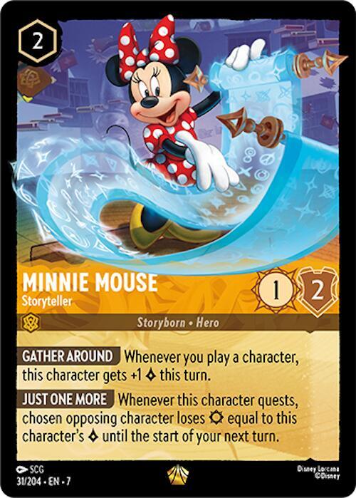 Minnie Mouse, Storyteller 31/204 (Archazia's Island) - Cold Foil