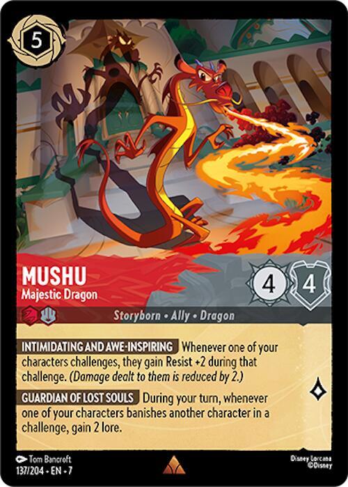 Mushu, Majestic Dragon 137/204 (Archazia's Island)