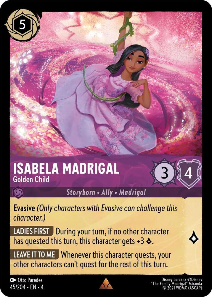 Isabela Madrigal, Golden Child 45/204 (Ursula's Return) - Cold Foil