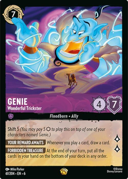 Genie, Wonderful Trickster 61/204 (Azurite Sea)