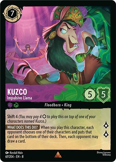 Kuzco Impulsive Llama 67/204 (Reign of Jafar)
