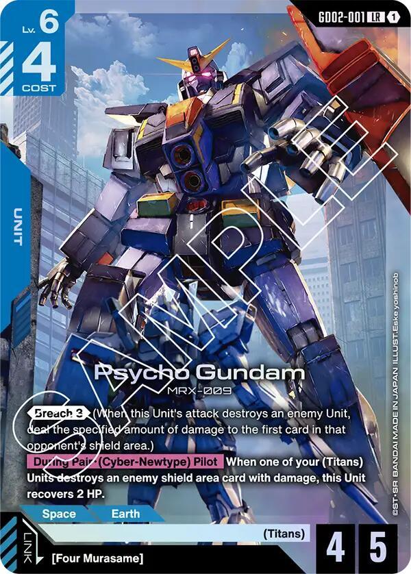 Psycho Gundam GD02-001 (Dual Impact) - Holofoil
