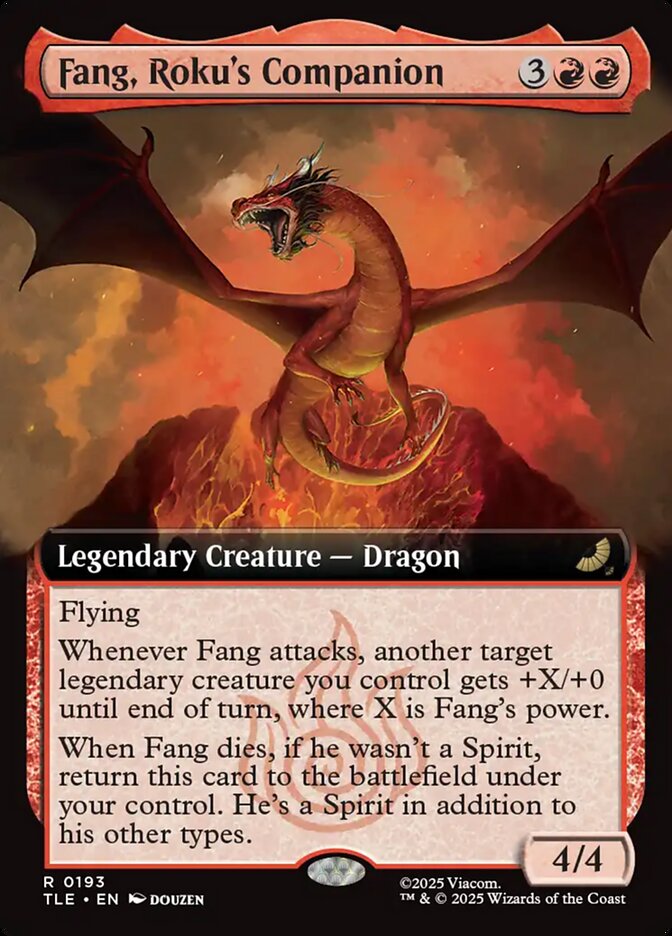 Fang, Roku's Companion 193/317 (Avatar: The Last Airbender: Eternal-Legal) - Extended Art Foil