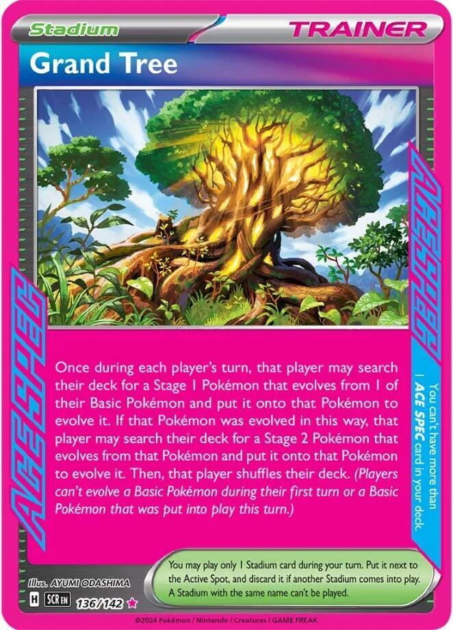 Grand Tree 136/142 (SV07: Stellar Crown) - Holofoil