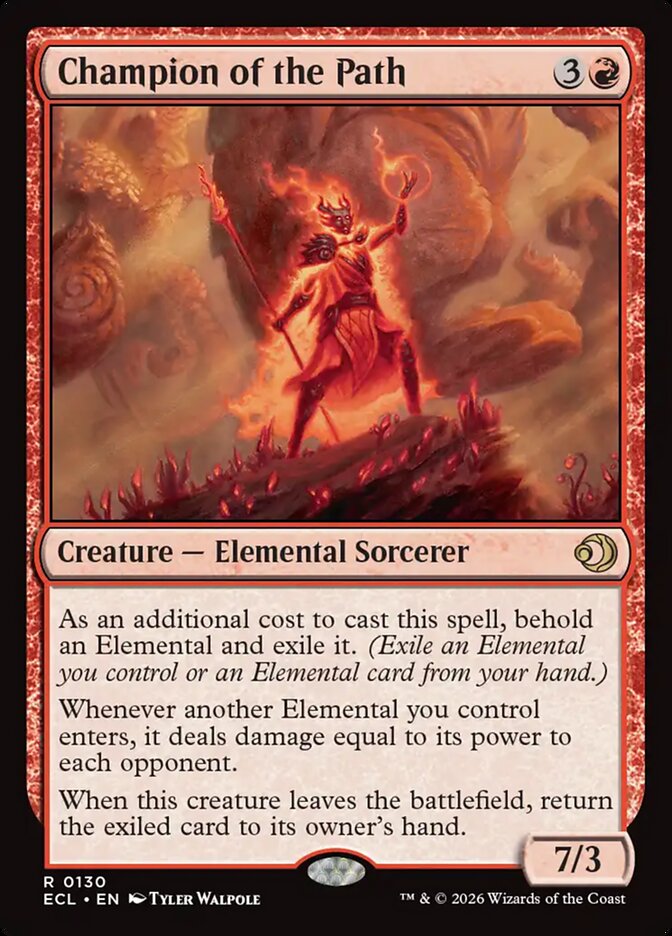 Champion of the Path 130/273 (Lorwyn Eclipsed) - Foil