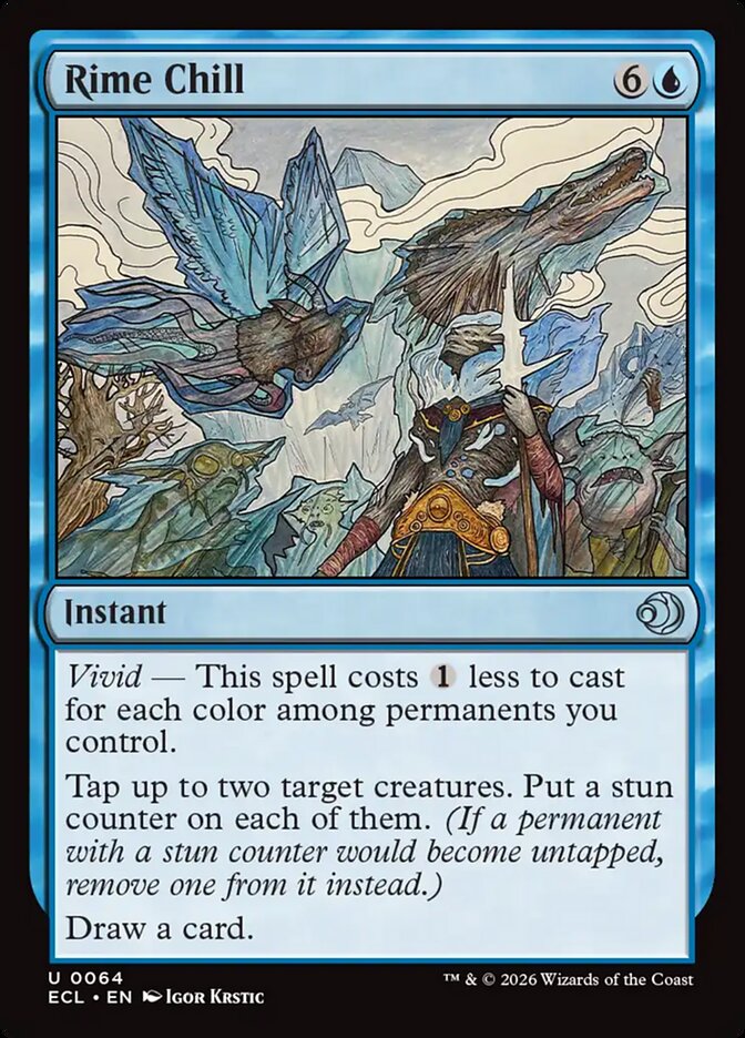 Rime Chill 64/273 (Lorwyn Eclipsed)