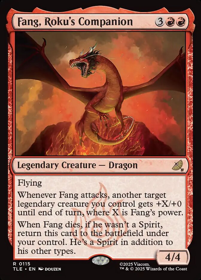 Fang, Roku's Companion 115/317 (Avatar: The Last Airbender: Eternal-Legal) - Foil