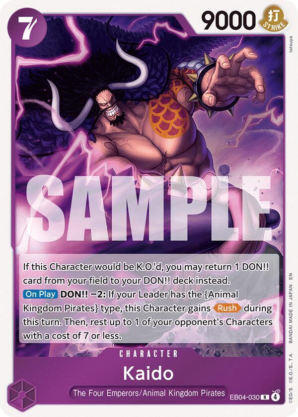 Kaido EB04-030 (The Azure Sea's Seven) - Foil