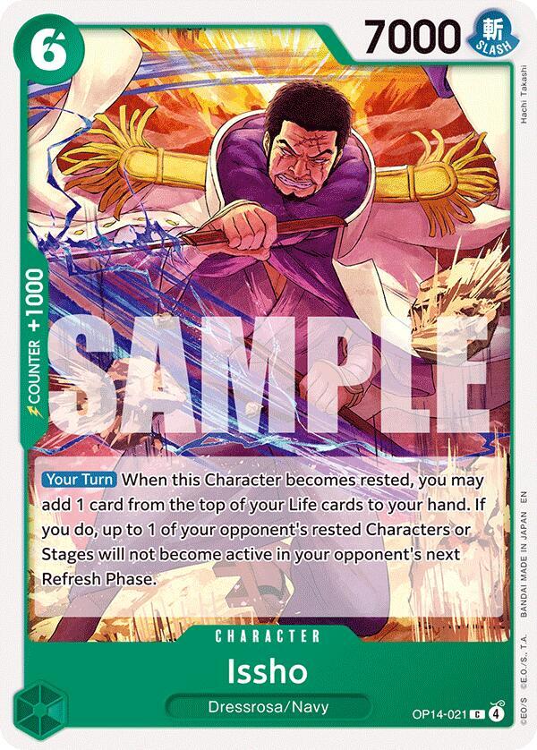 Issho OP14-021 (The Azure Sea's Seven)