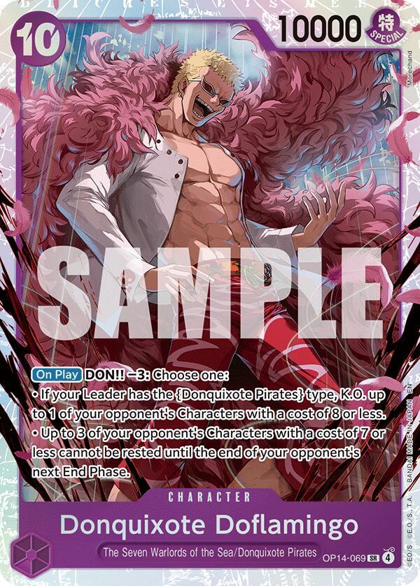 Donquixote Doflamingo OP14-069 (The Azure Sea's Seven) - Foil