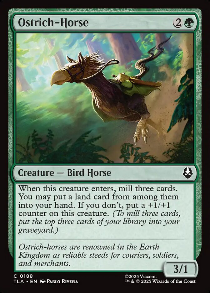 Ostrich-Horse 188 (Avatar: The Last Airbender) - Foil