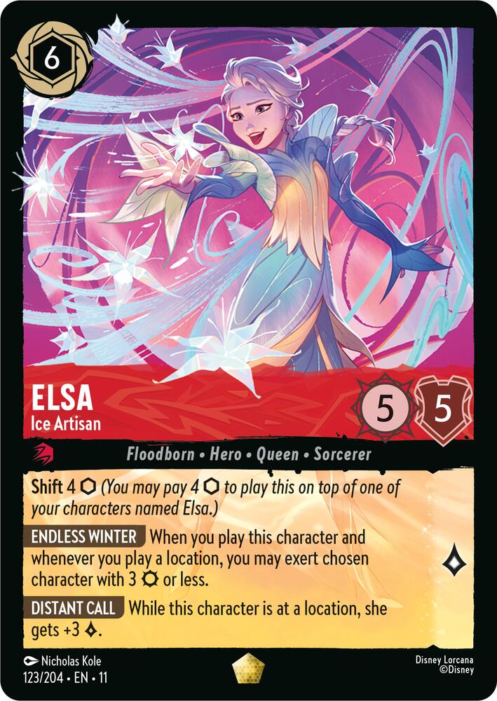 Elsa, Ice Artisan 123/204 (Winterspell)